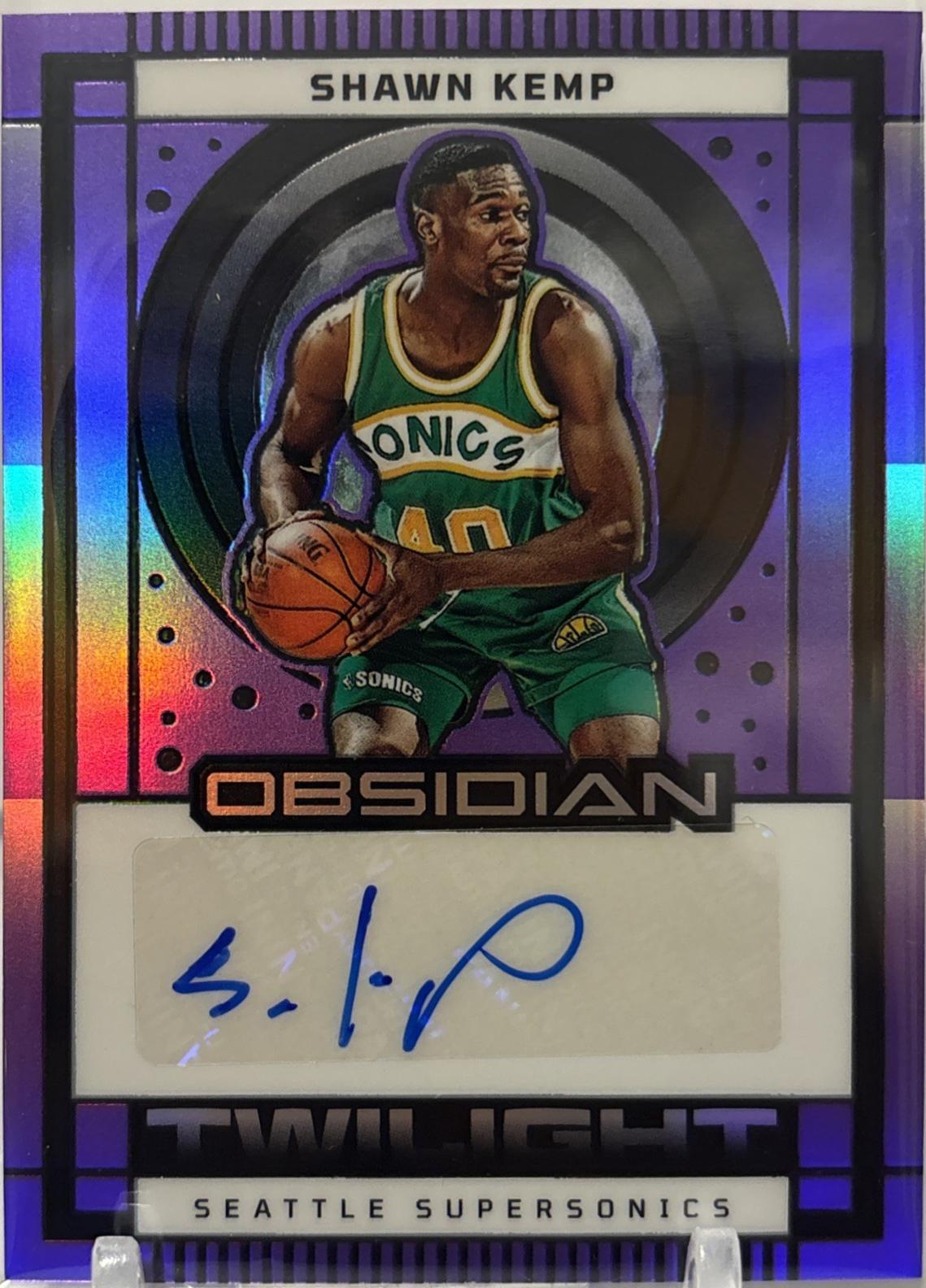 Shawn Kemp [Electric Etch Purple Flood] #TS-SKS