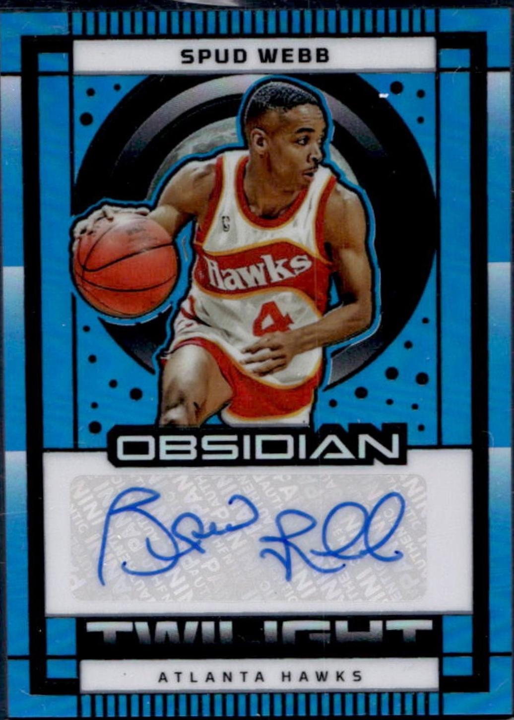 Spud Webb [Electric Etch Blue Flood] #TS-WEB