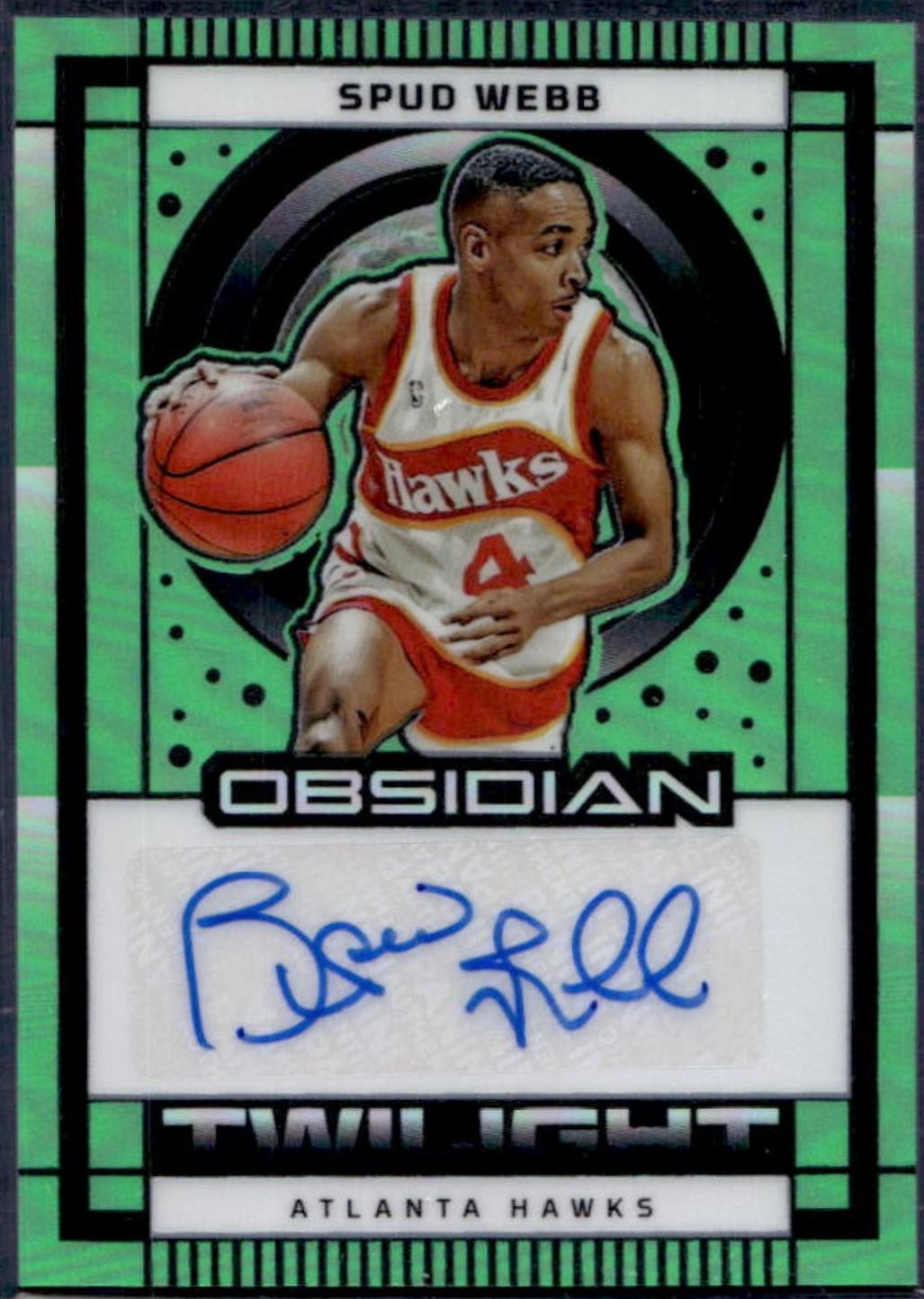 Spud Webb [Electric Etch Green Flood] #TS-WEB