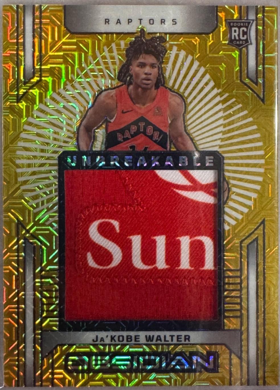 Ja'Kobe Walter [Gold] #UM-JKW
