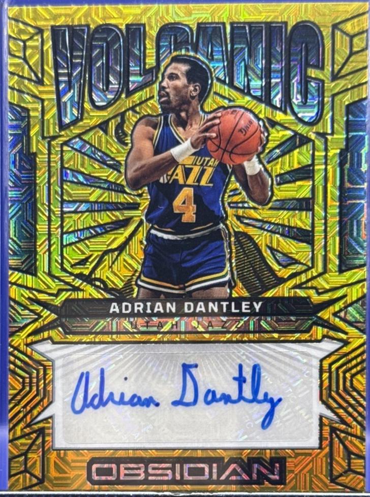 Adrian Dantley [Electric Etch Gold Flood] #VS-ADU