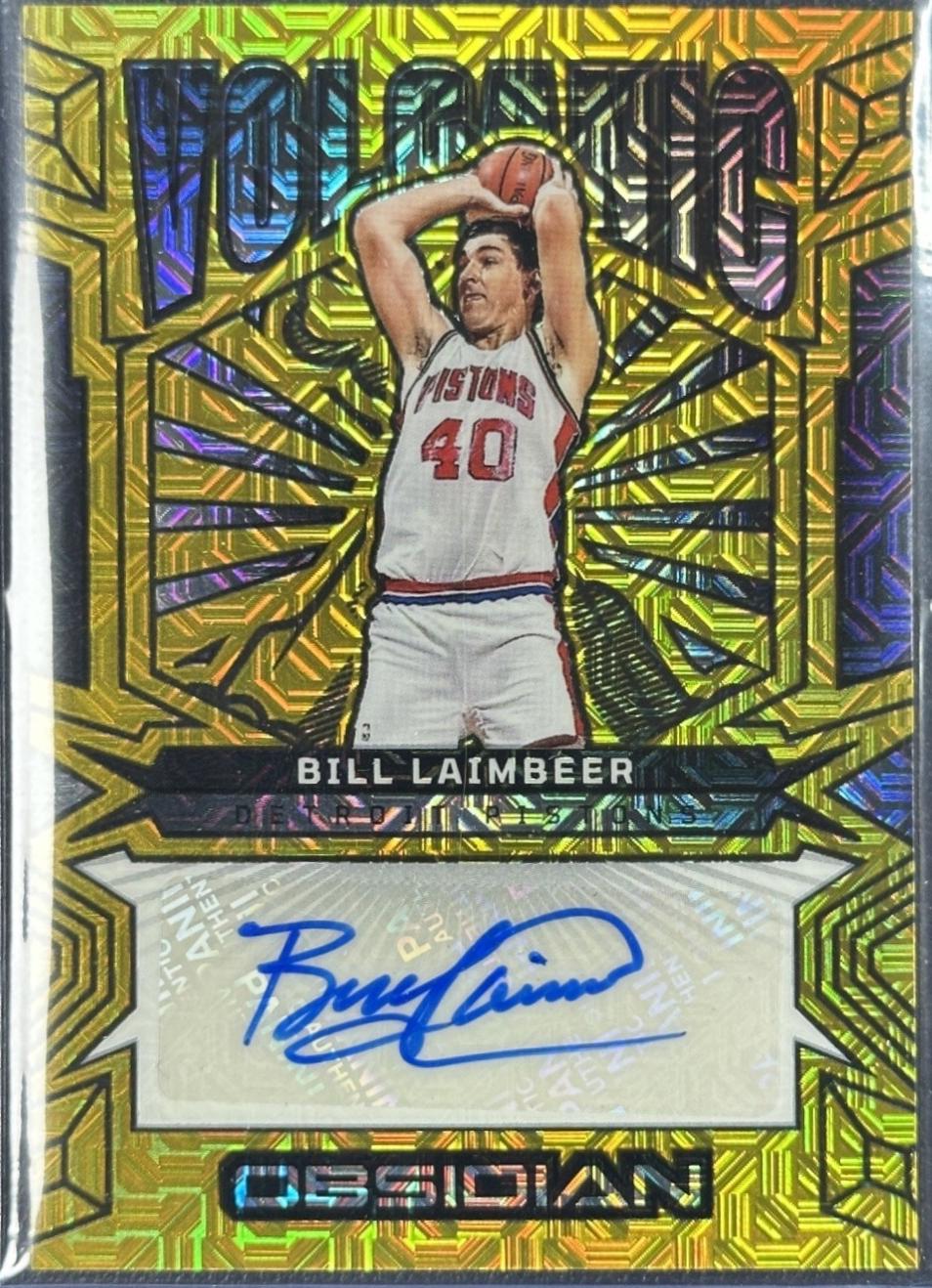 Bill Laimbeer [Electric Etch Gold Flood] #VS-BIL
