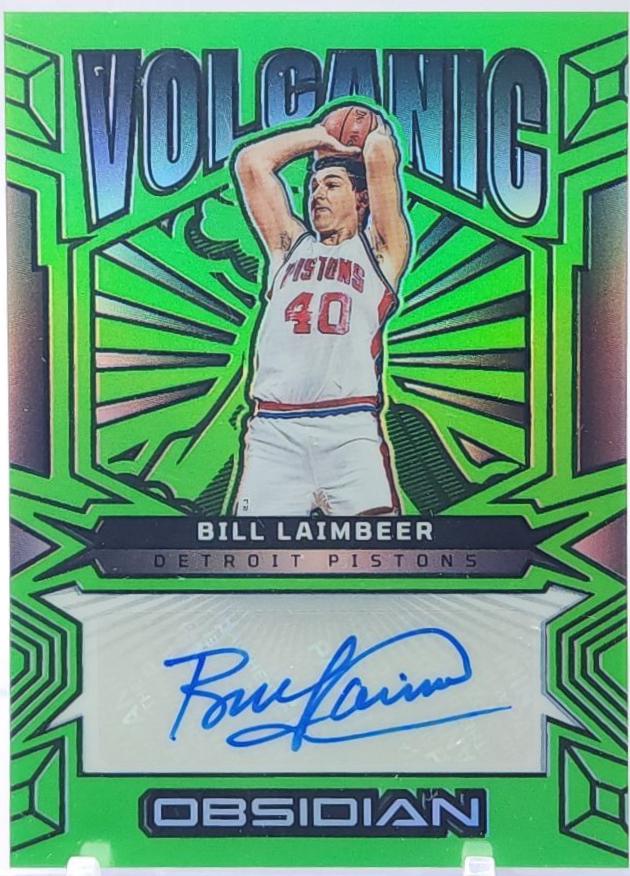 Bill Laimbeer [Electric Etch Green Flood] #VS-BIL