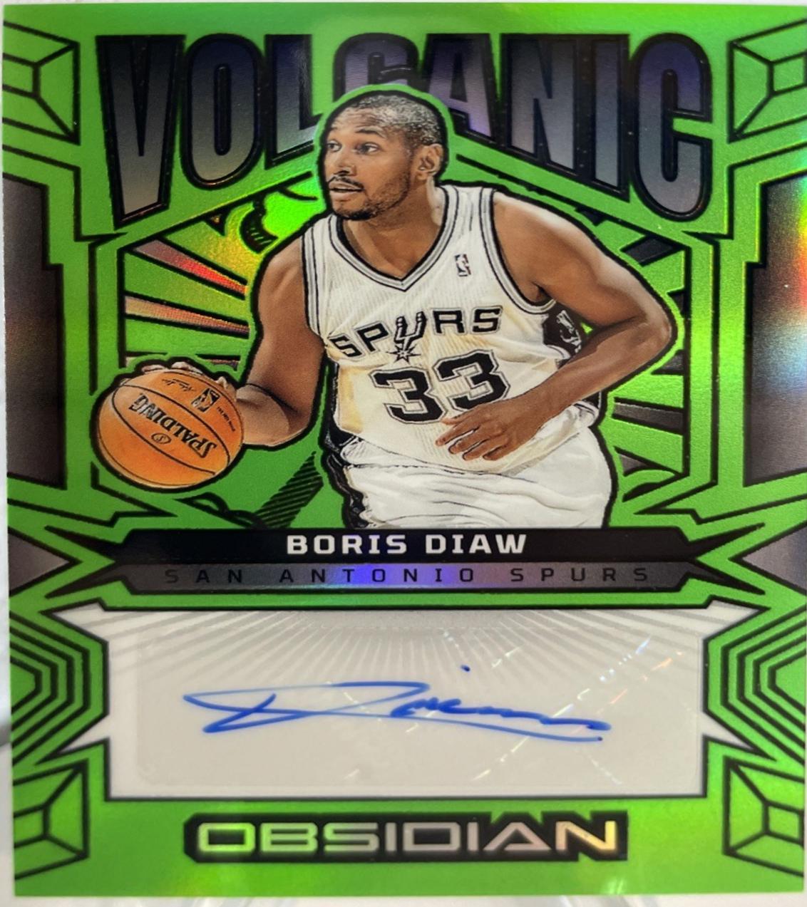 Boris Diaw [Electric Etch Green Flood] #VS-BDS