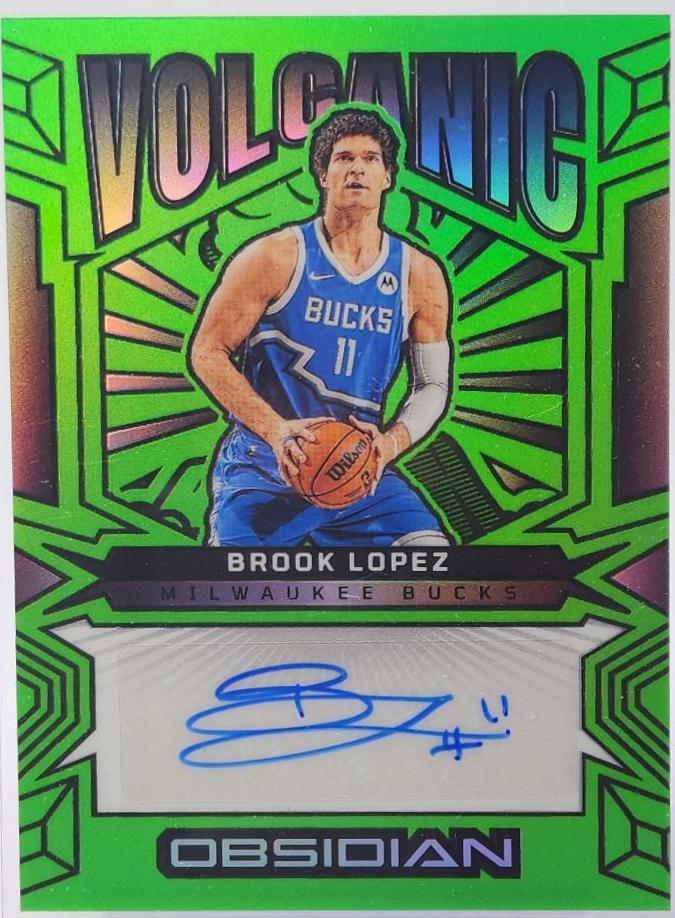 Brook Lopez [Electric Etch Green Flood] #VS-BLM