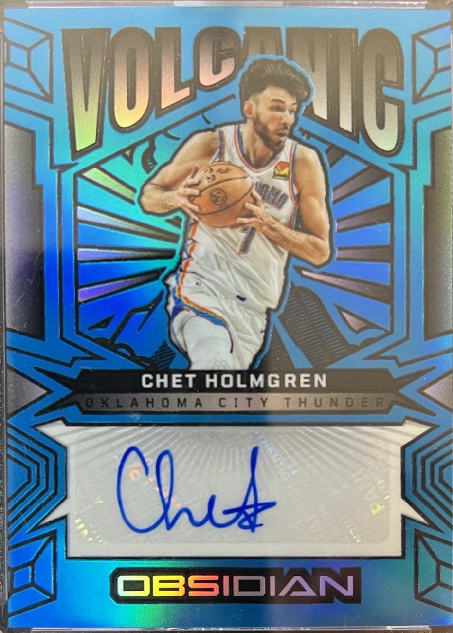 Chet Holmgren [Electric Etch Blue Flood] #VS-CHO