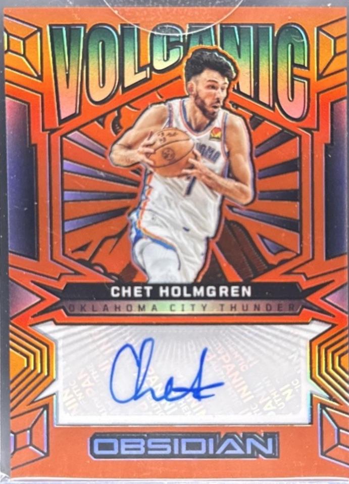 Chet Holmgren [Electric Etch Orange Flood] #VS-CHO