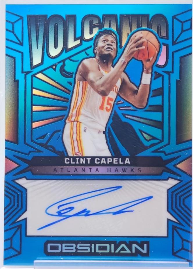 Clint Capela [Electric Etch Blue Flood] #VS-CCA