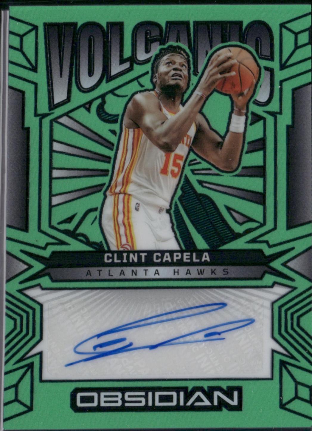 Clint Capela [Electric Etch Green Flood] #VS-CCA