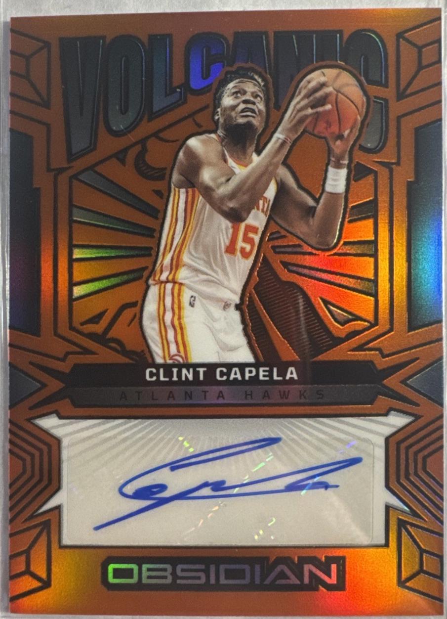 Clint Capela [Electric Etch Orange Flood] #VS-CCA