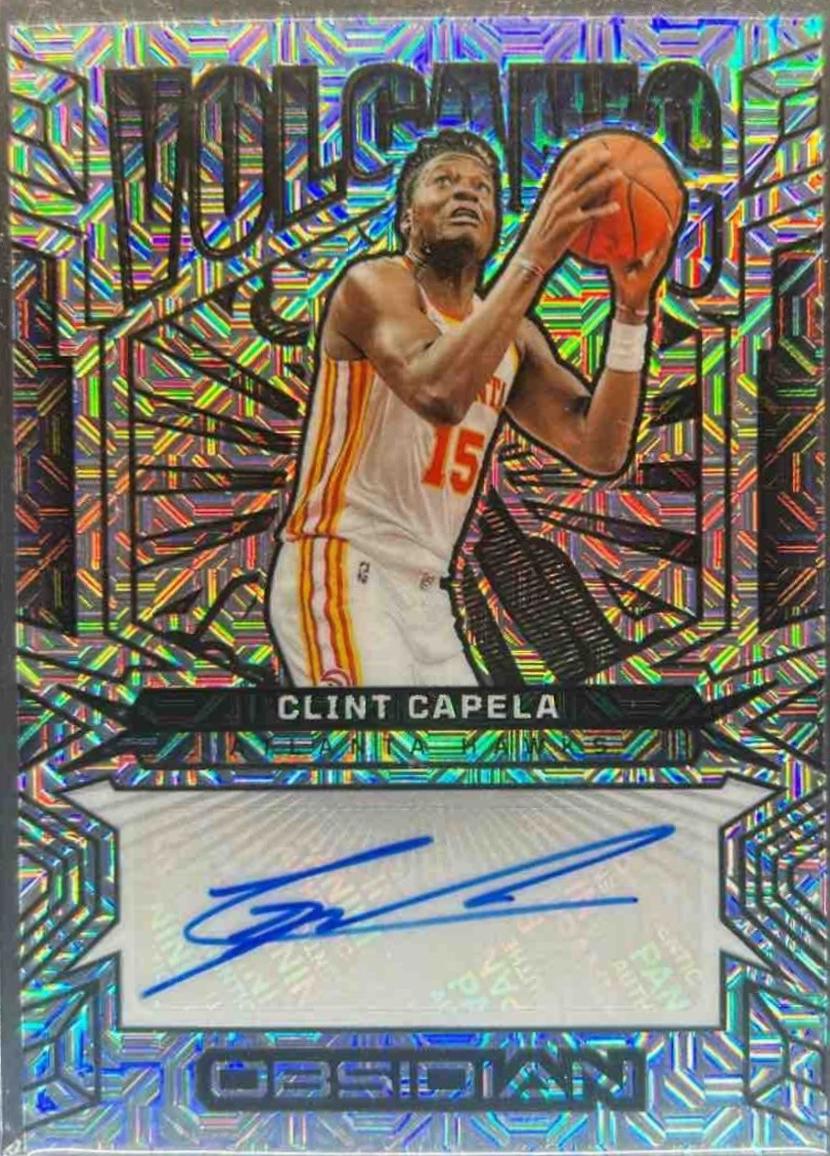 Clint Capela [Electric Etch Vibrant Mojo Flood] #VS-CCA