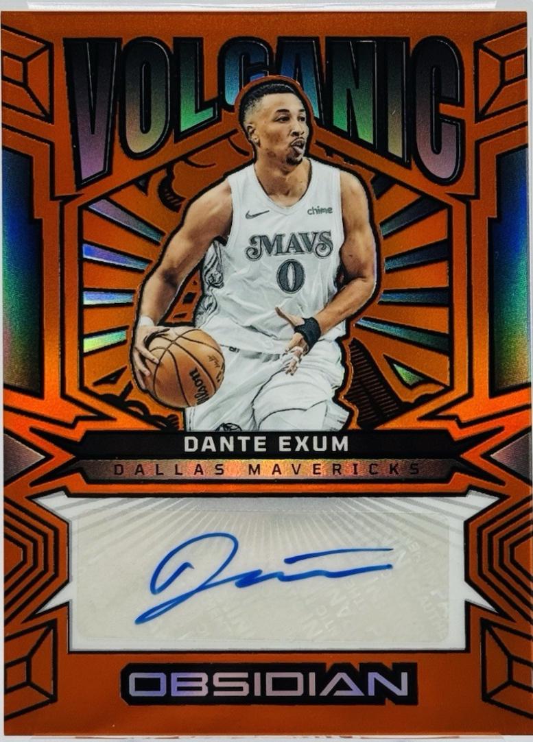 Dante Exum [Electric Etch Orange Flood] #VS-EXM