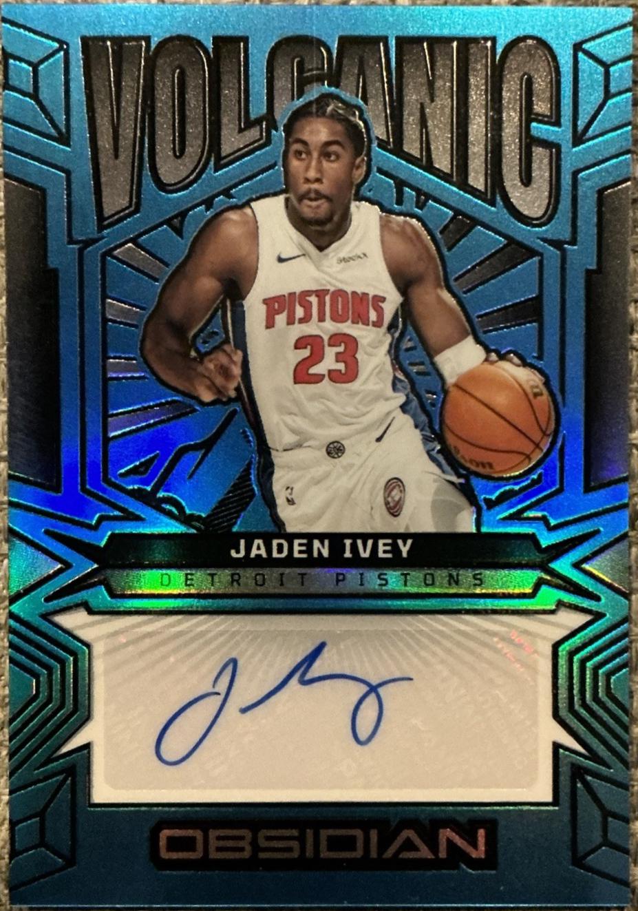 Jaden Ivey [Electric Etch Blue Flood] #VS-IVY