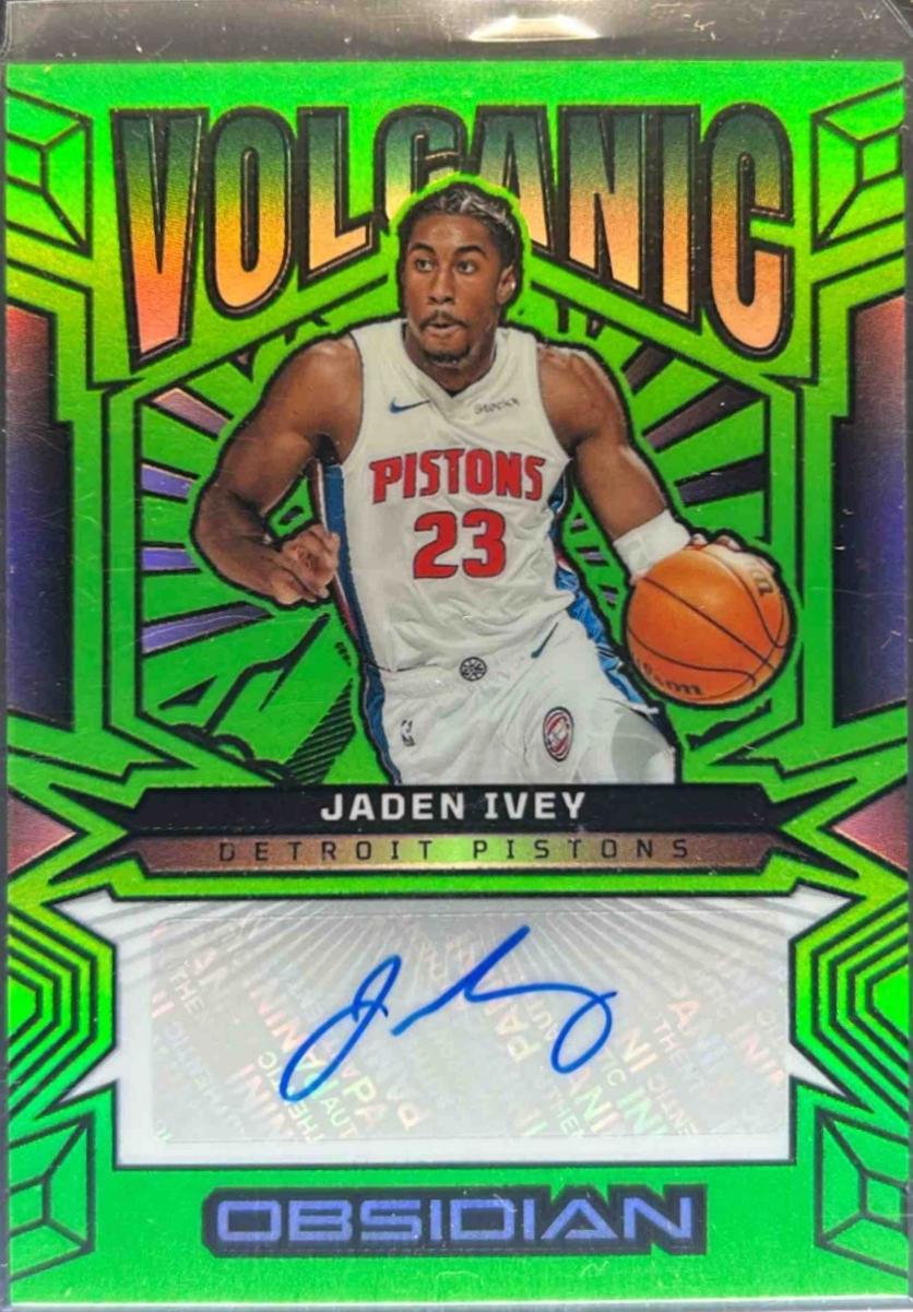 Jaden Ivey [Electric Etch Green Flood] #VS-IVY