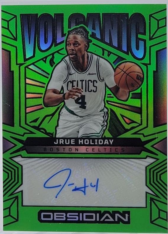 Jrue Holiday [Electric Etch Green Flood] #VS-JHB