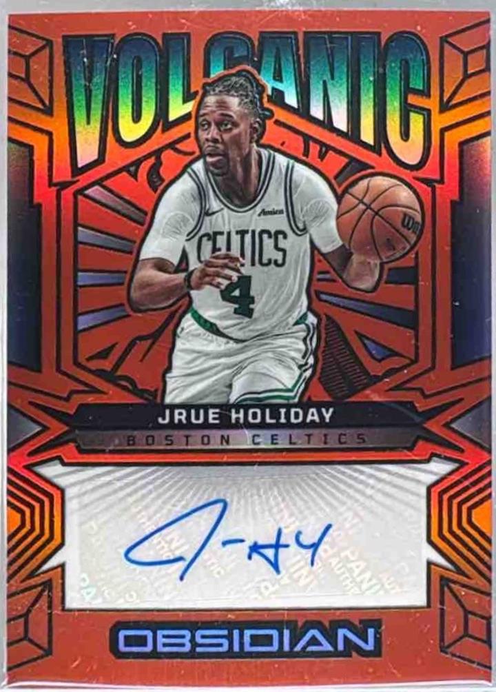 Jrue Holiday [Electric Etch Orange Flood] #VS-JHB