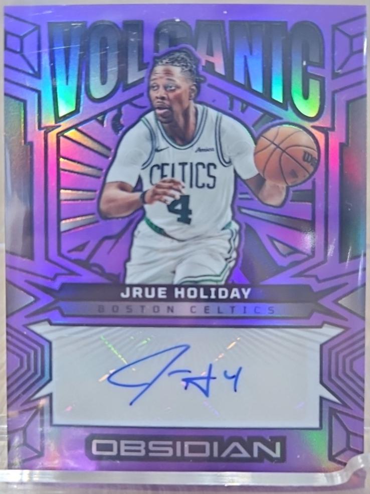 Jrue Holiday [Electric Etch Purple Flood] #VS-JHB