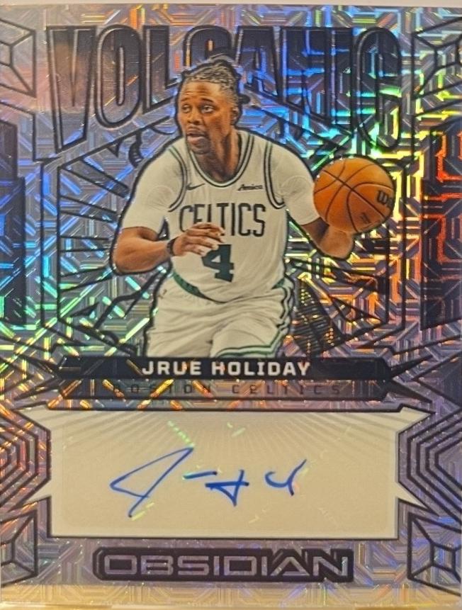 Jrue Holiday [Electric Etch Vibrant Mojo Flood] #VS-JHB