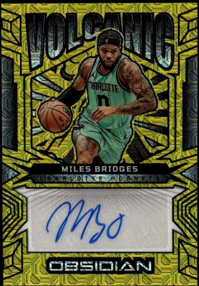 Miles Bridges [Electric Etch Gold Flood] #VS-MBC
