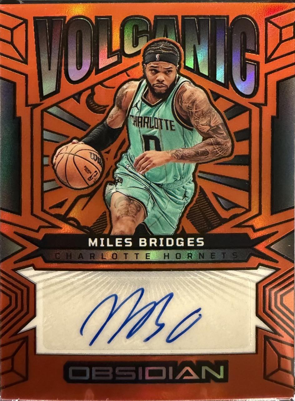 Miles Bridges [Electric Etch Orange Flood] #VS-MBC