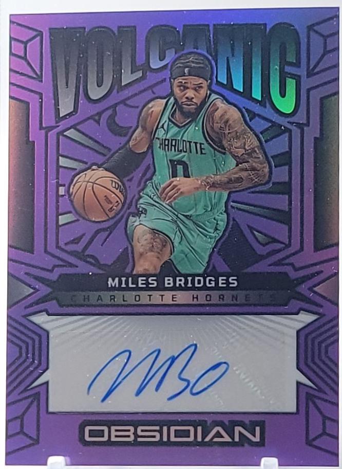 Miles Bridges [Electric Etch Purple Flood] #VS-MBC
