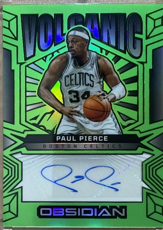 Paul Pierce [Electric Etch Green Flood] #VS-PPB