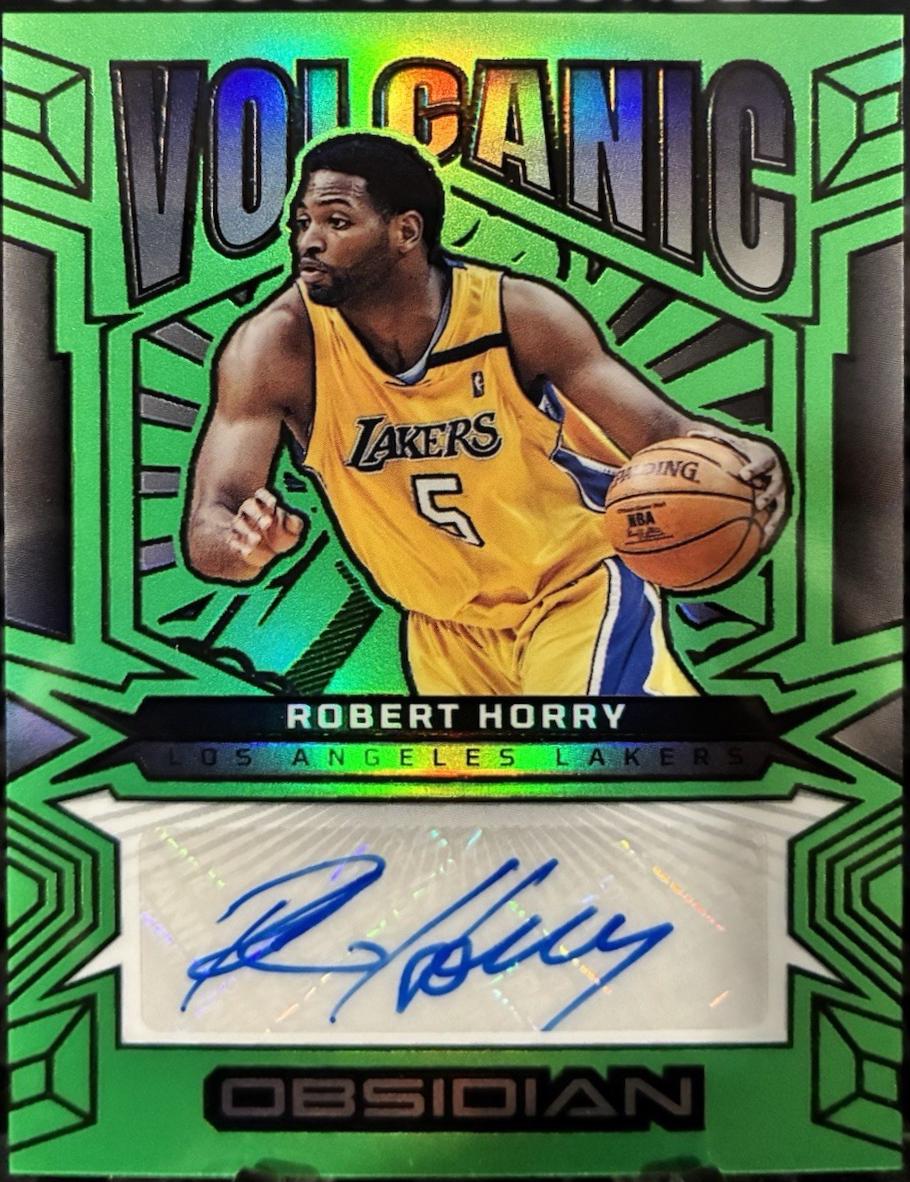 Robert Horry [Electric Etch Green Flood] #VS-HRY