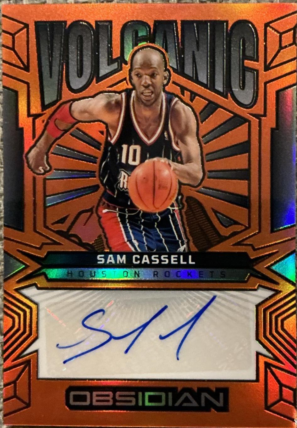 Sam Cassell [Electric Etch Orange Flood] #VS-SAM