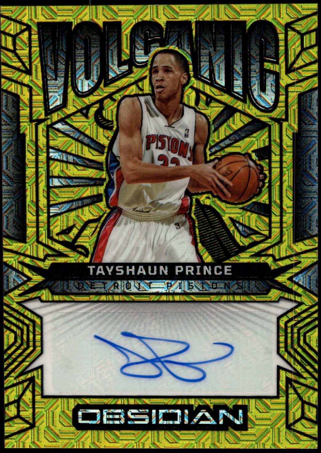 Tayshaun Prince [Electric Etch Gold Flood] #VS-TPD