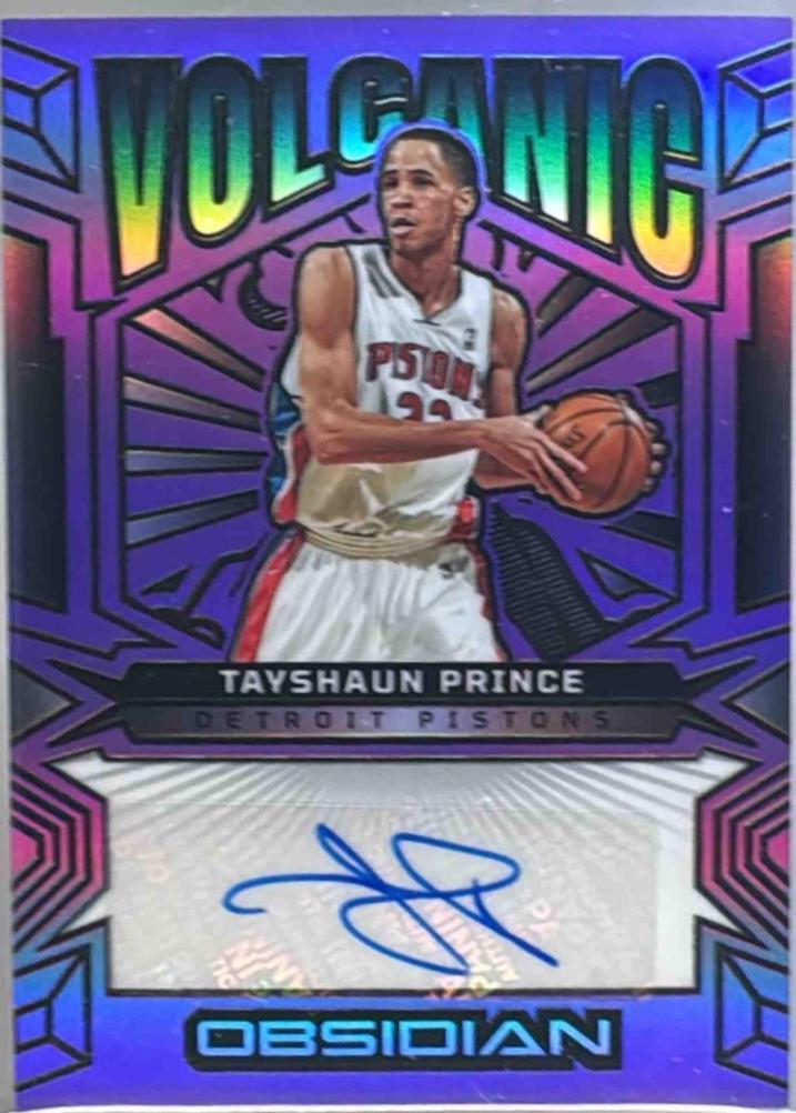 Tayshaun Prince [Electric Etch Purple Flood] #VS-TPD