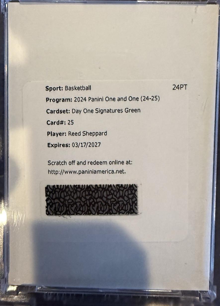 Reed Sheppard [Green] #25