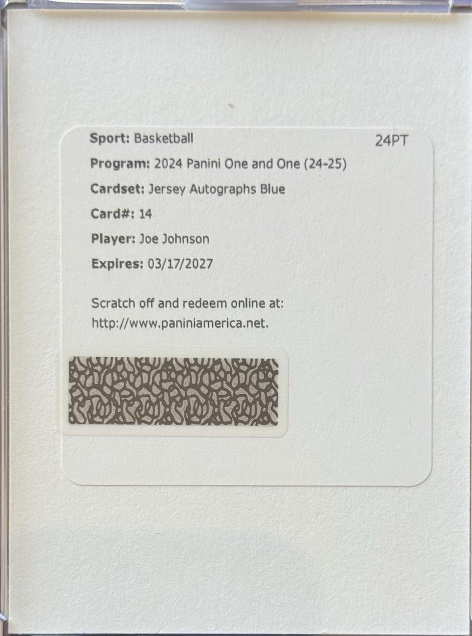 Joe Johnson [Blue] #14