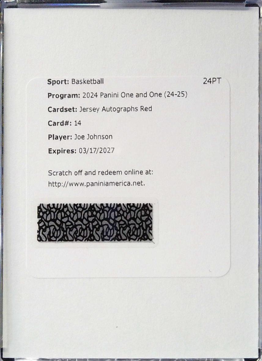 Joe Johnson [Red] #14