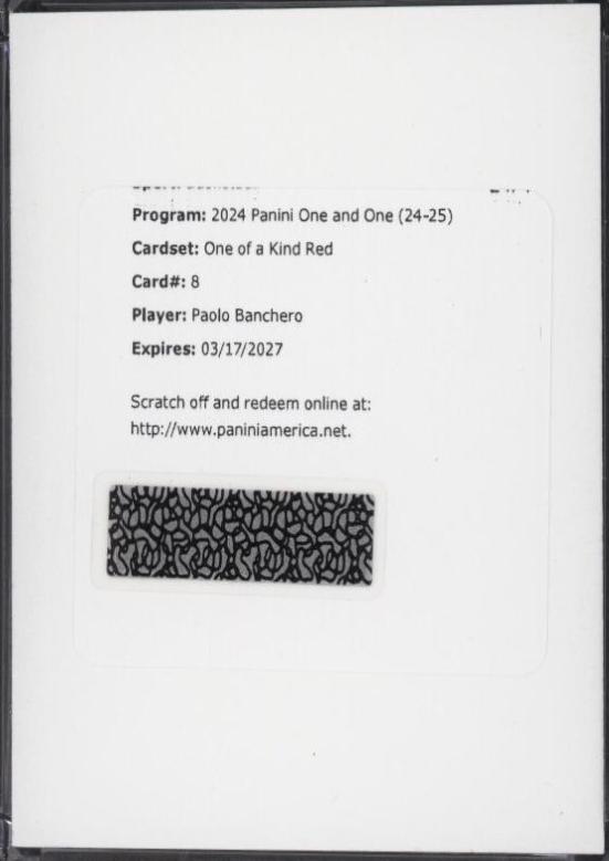 Paolo Banchero [Red] #8