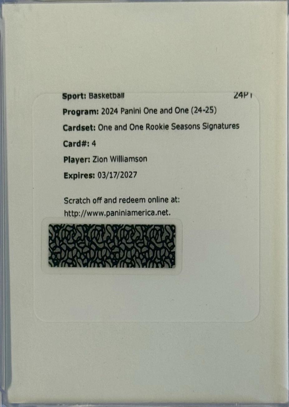 Zion Williamson #4