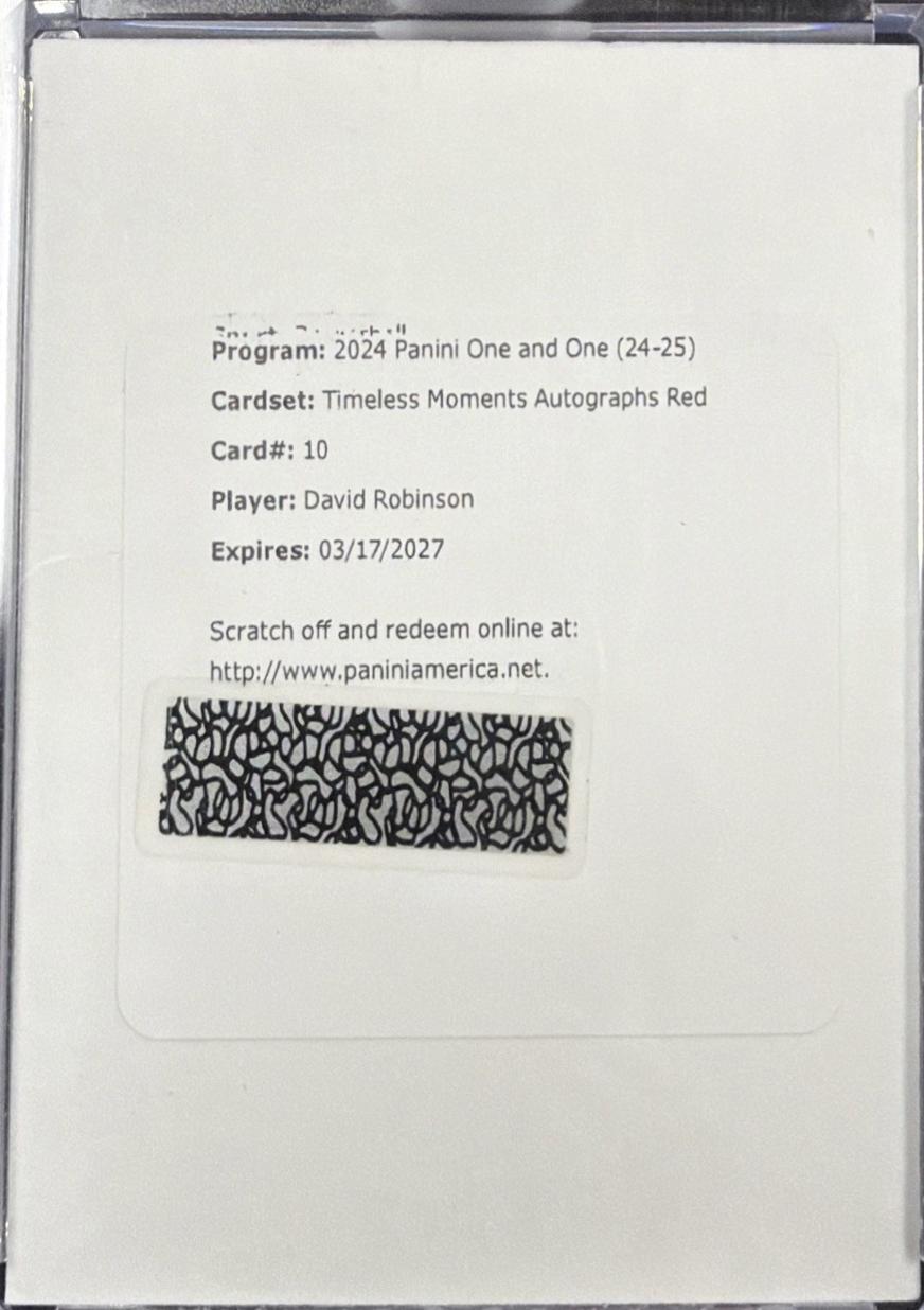 David Robinson [Red] #10