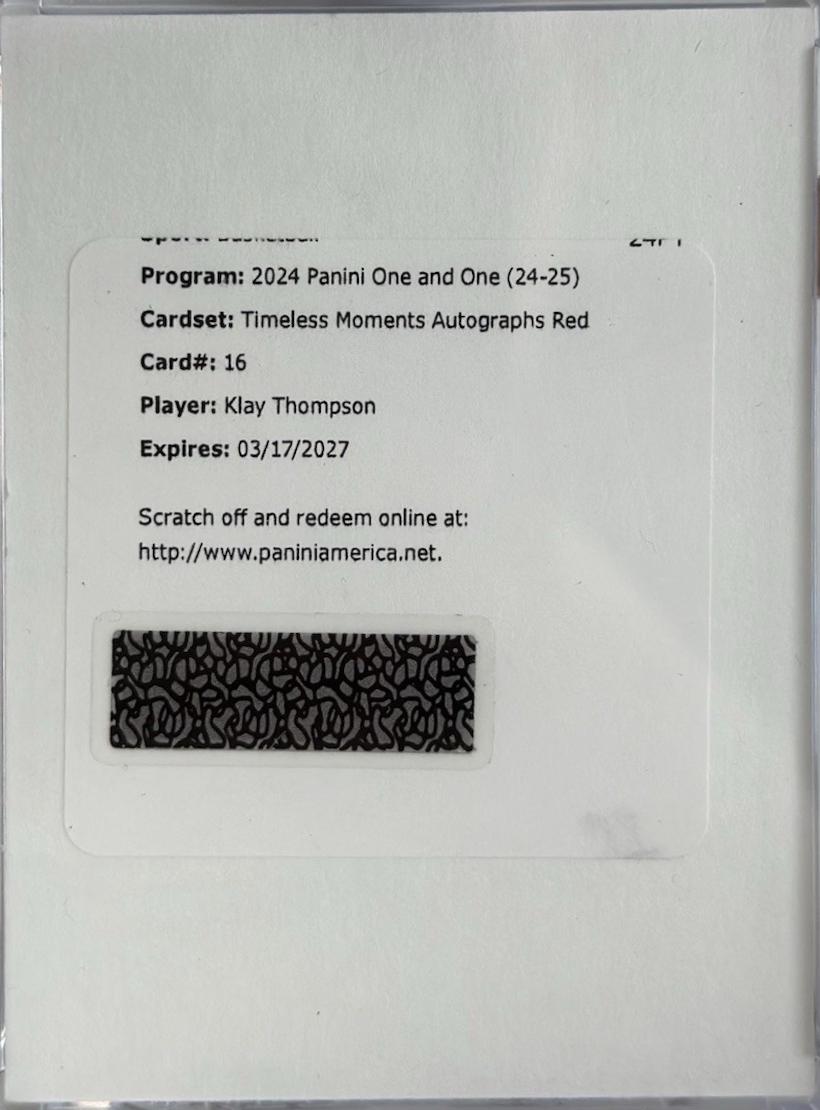 Klay Thompson [Red] #16