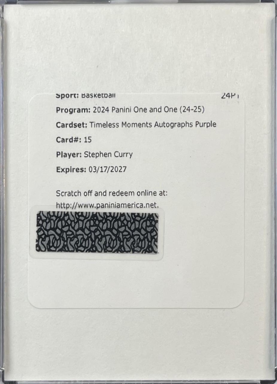 Stephen Curry [Purple] #15