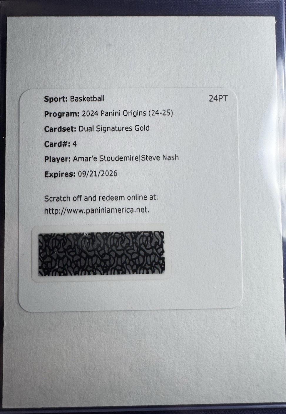 Amar'e Stoudemire / Steve Nash [Gold] #4