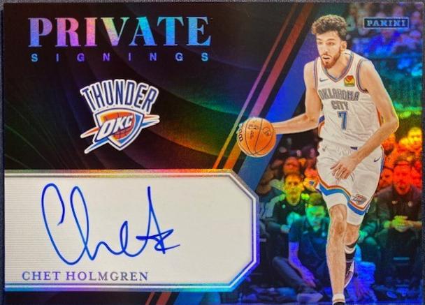Chet Holmgren [Autograph] #PS-HOLM