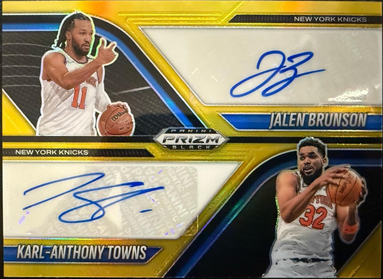 Jalen Brunson / Karl-Anthony Towns [Gold] #7