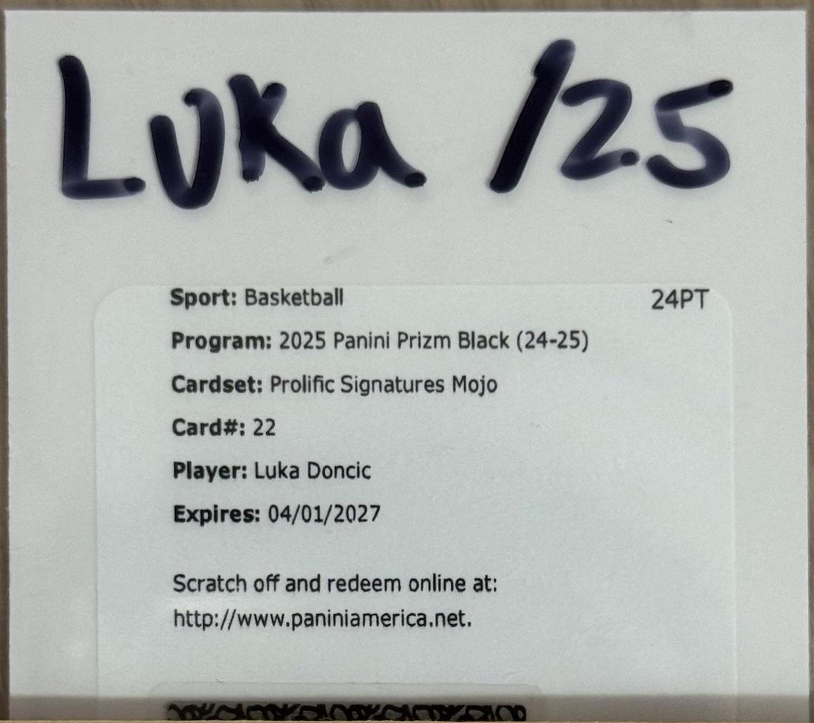 Luka Doncic [Mojo] #22