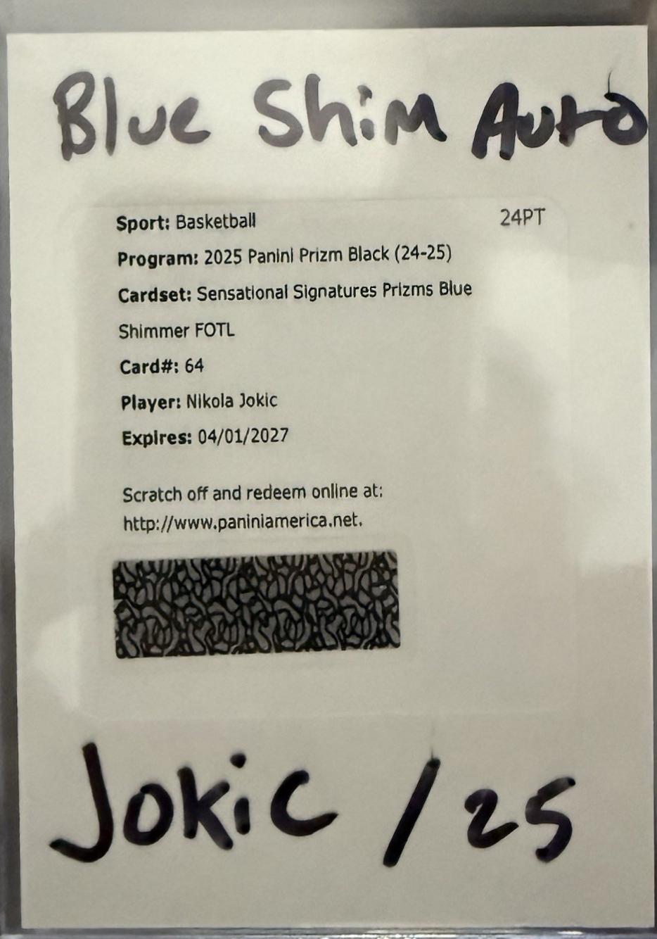 Nikola Vucevic [Blue Shimmer] #36