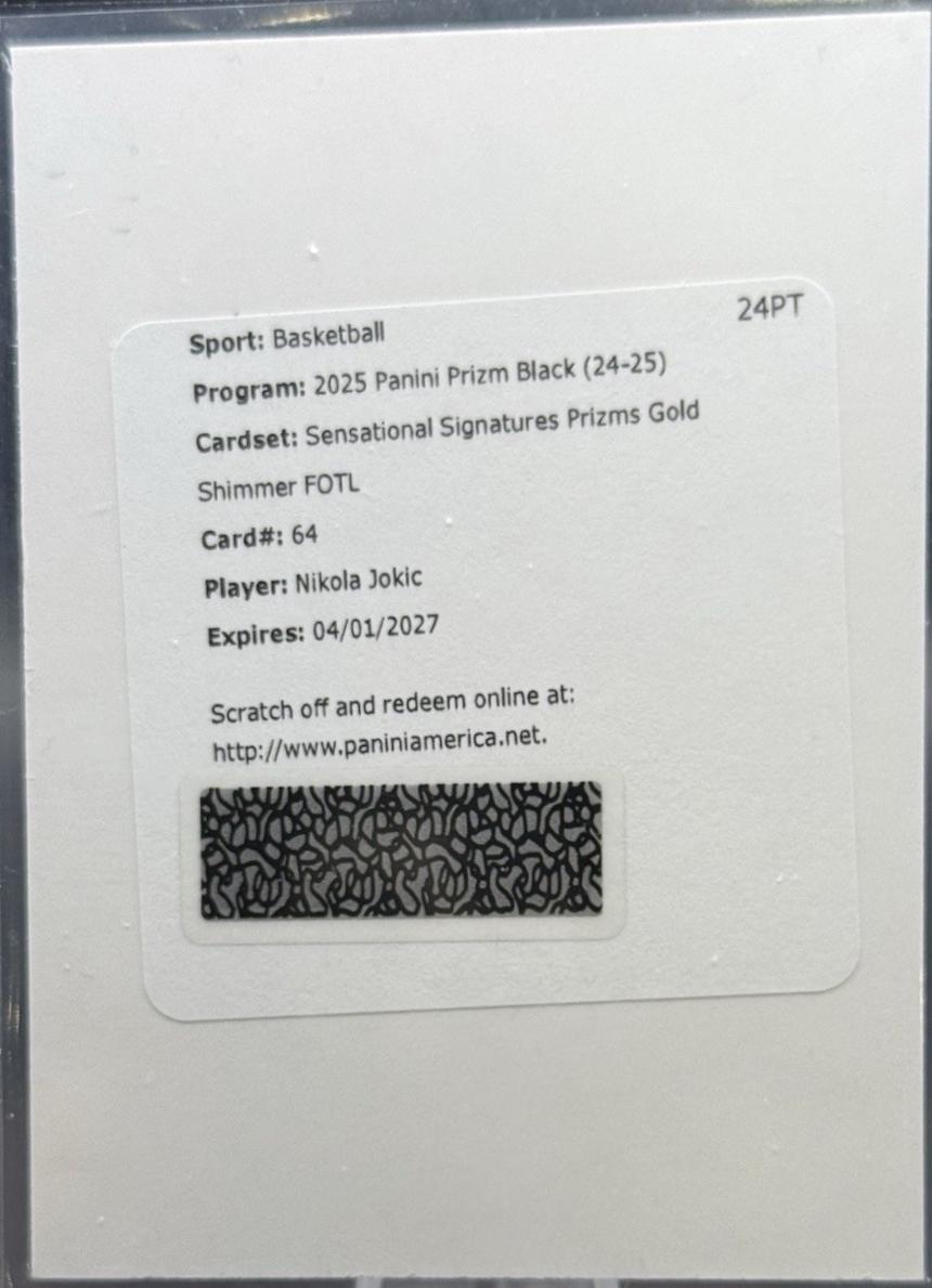 Nikola Vucevic [Gold Shimmer] #36