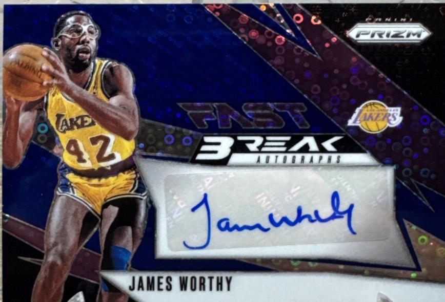 James Worthy [Blue] #FB-JWL