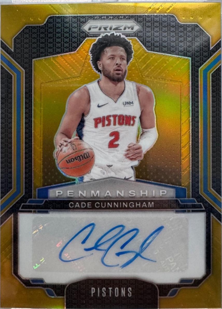 Cade Cunningham [Gold] #PNM-CCP