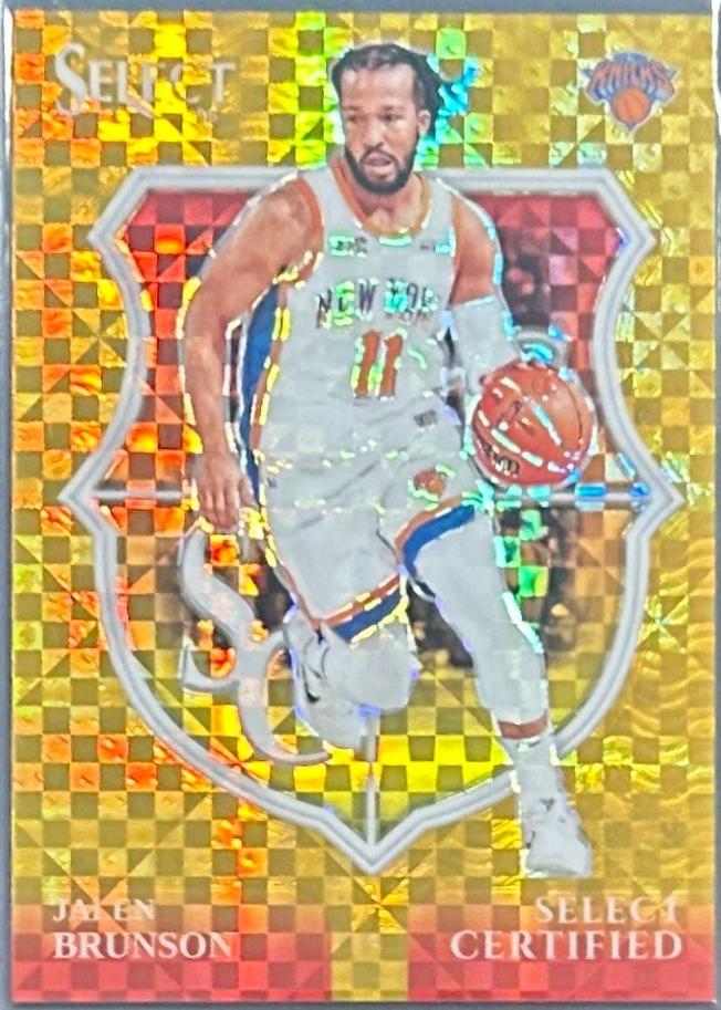 Jalen Brunson [Gold Prizm] #12