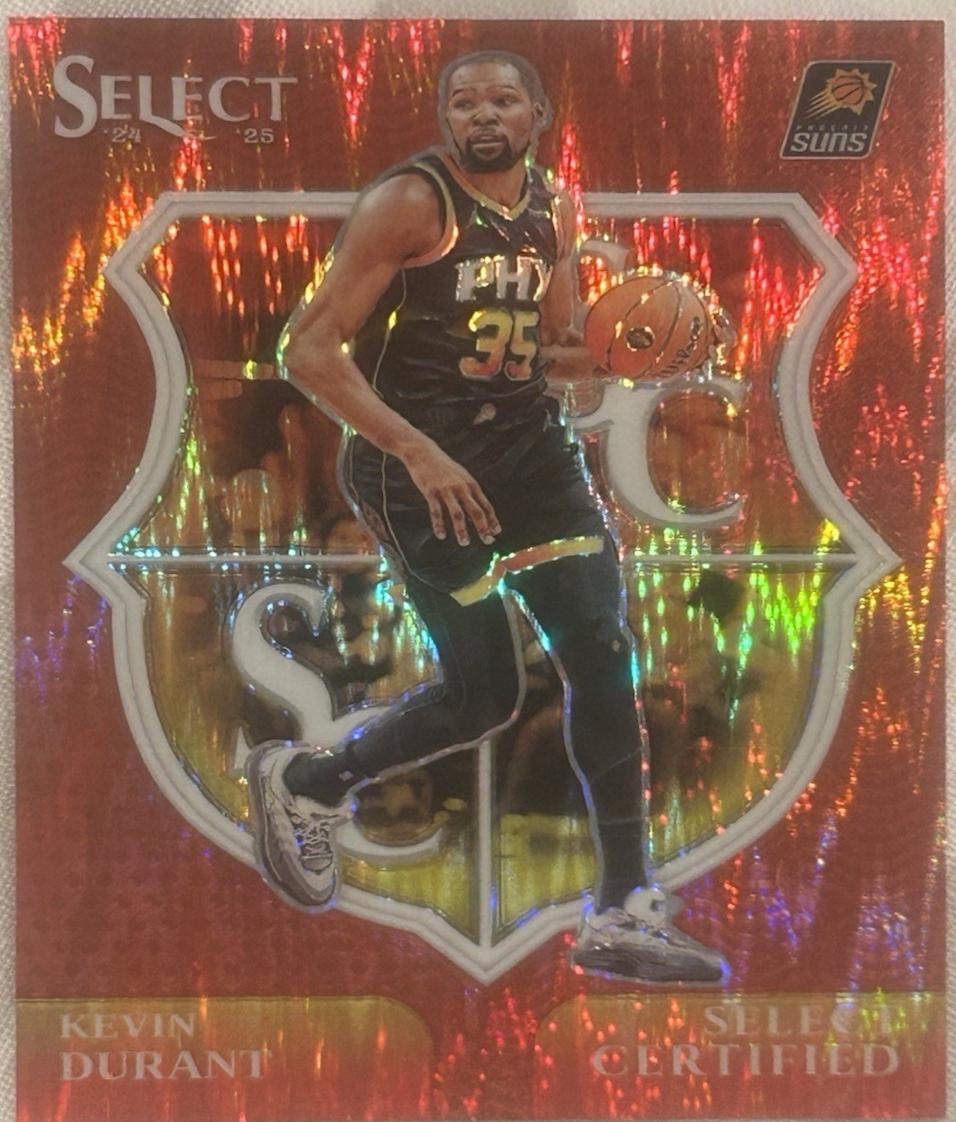 Kevin Durant [Red Flash Prizm] #17