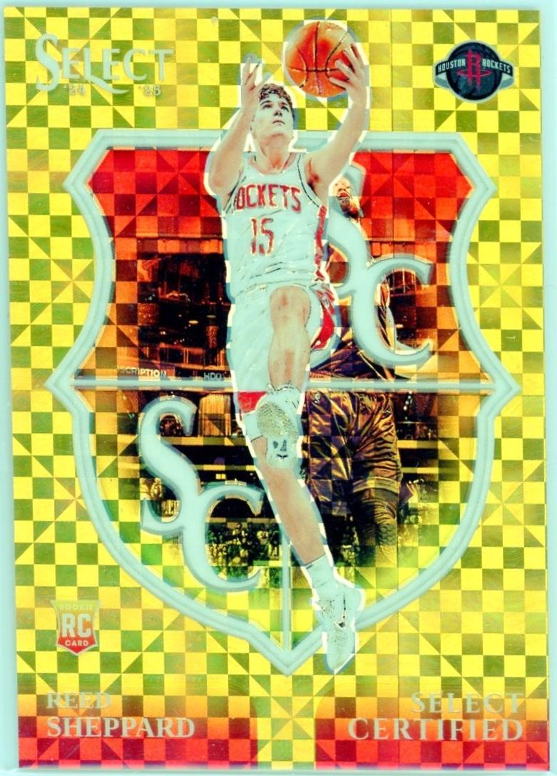 Reed Sheppard [Gold Prizm] #14