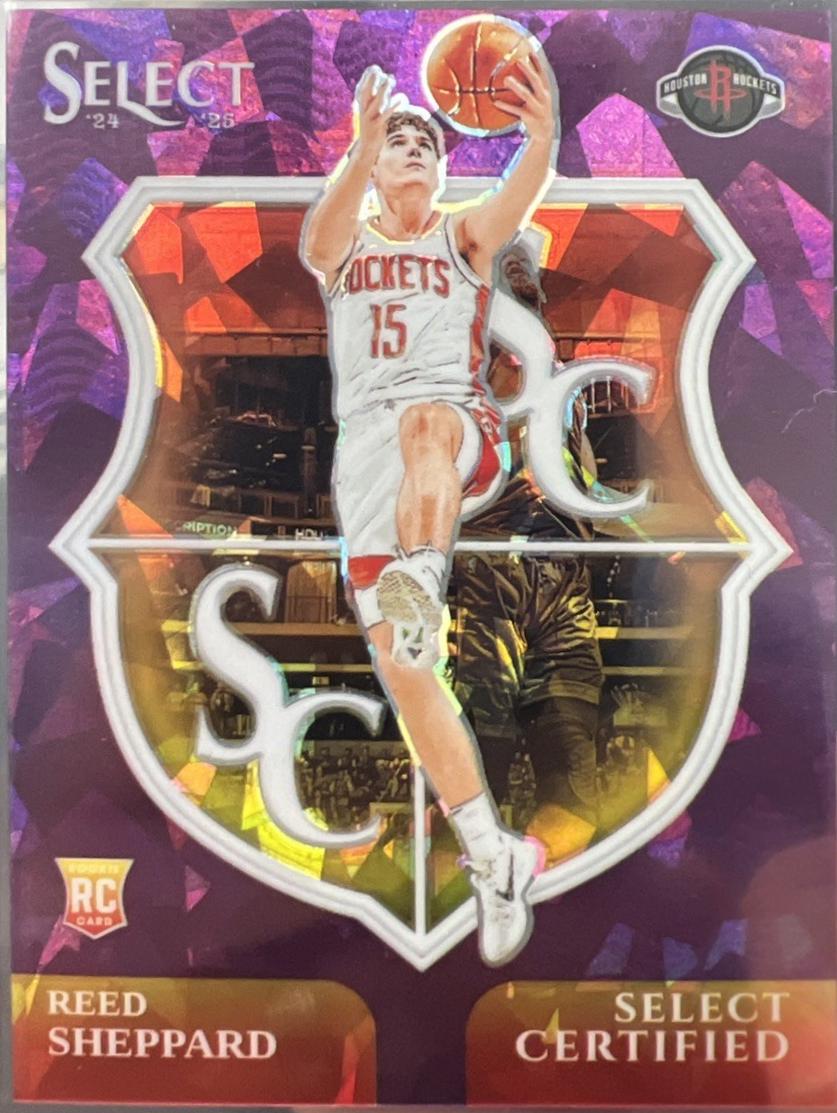 Reed Sheppard [Purple Cracked Ice Prizm] #14